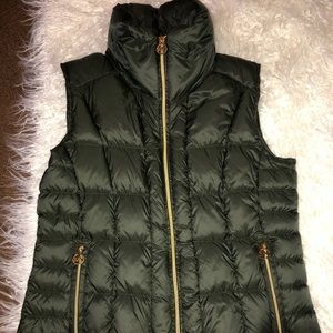 Dark Green Michael Kors Vest